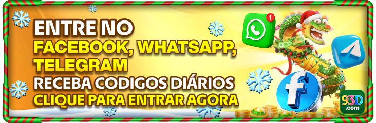 ENTRE NO FACEBOOK, WHATSAPP, TELEGRAM RECEBA CODIGOS DIARIOS CLIQUE PARA ENTRAR AGORA