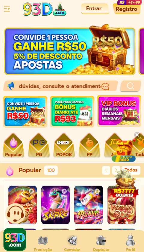 93d.com App Móvel Jogue Qualquer Lugar Qualquer Hora Brasil